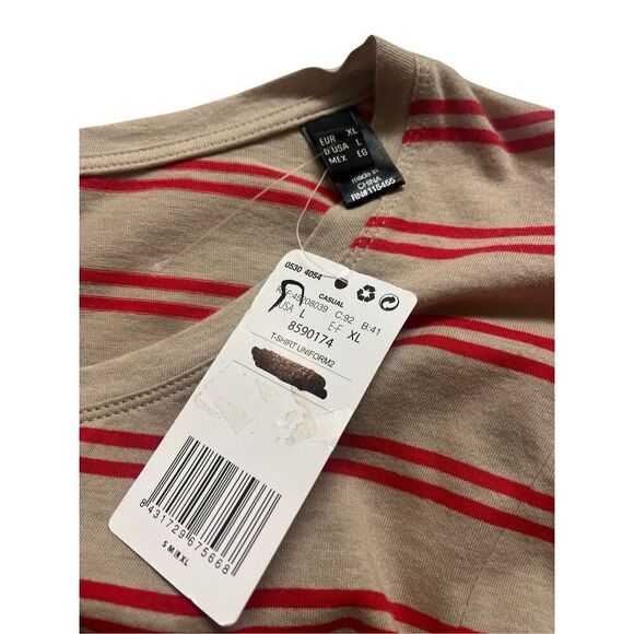 MNG by Mango striped top sz XL NWT - Picture 4 of 4